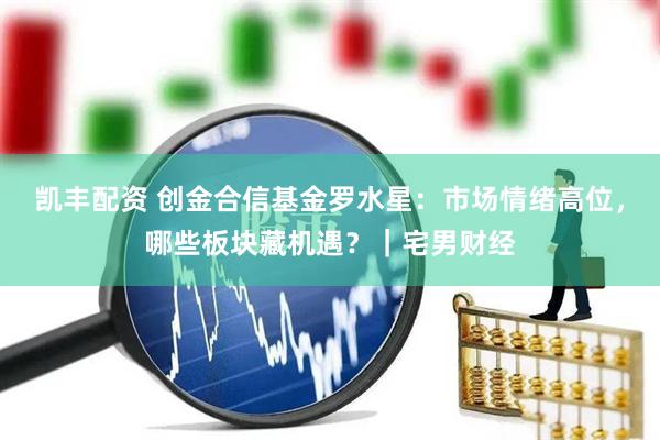 凯丰配资 创金合信基金罗水星：市场情绪高位，哪些板块藏机遇？｜宅男财经